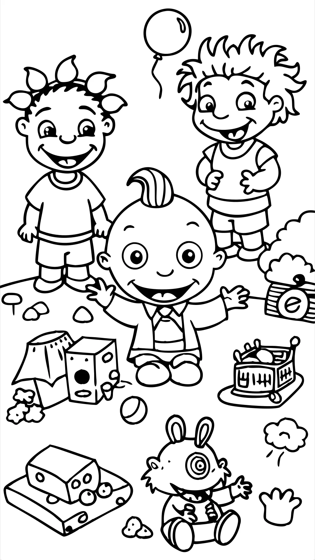 coloring pages rugrats